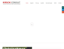 Tablet Screenshot of kirsch-consult.de